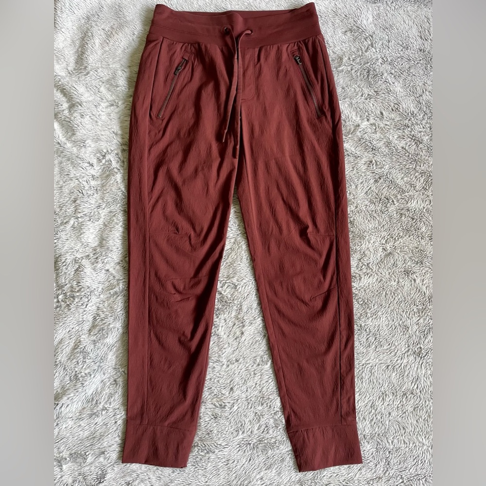 Athleta Trekkie North Joggers Cognac Brown Size 0